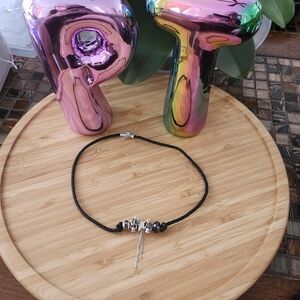 Swarovski Chamilia necklace skulls majesty & beads 925 sterling silver